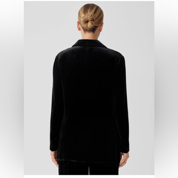 NWT EILEEN FISHER Velvet Long Blazer - Picture 3 of 13
